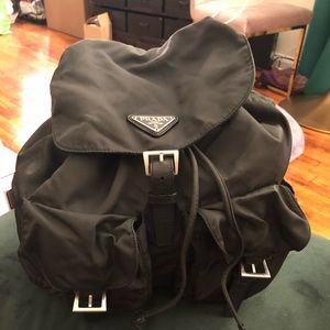 Prada backpack - black nylon